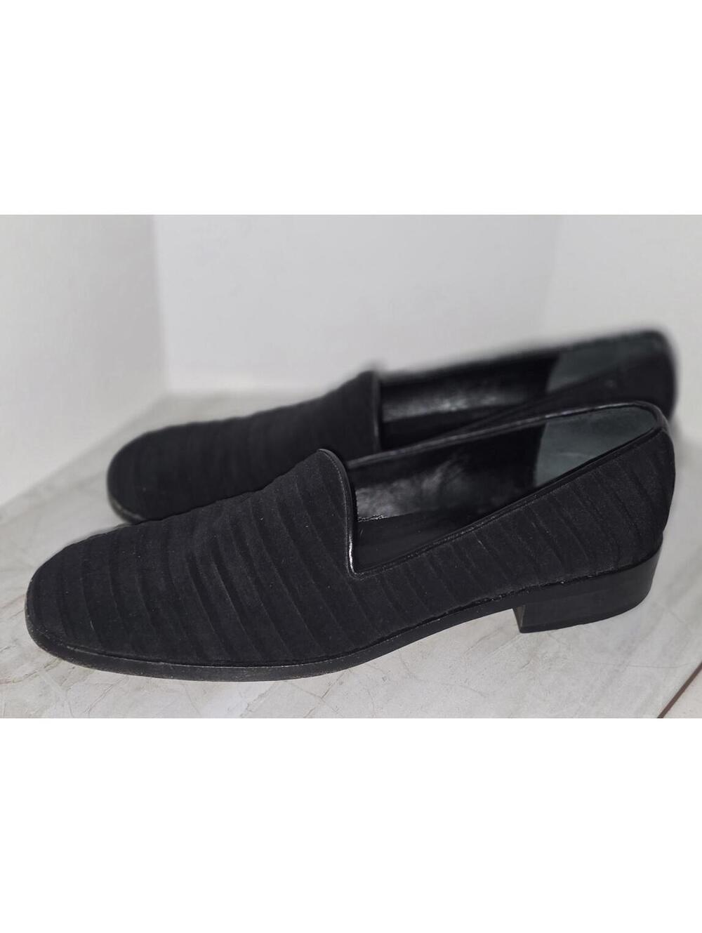 Yves Saint Laurent Black Women's Loafers Slip-On Shoes